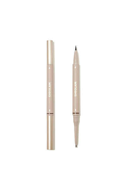 SHEGLAM On Demand 2 in 1 Brow Eyebrow Pencil 03 Taupe