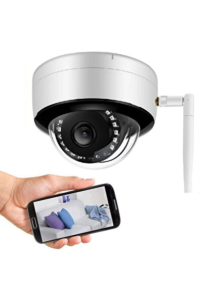 OnShop Camera de supraveghere Dome 5MP Wi-Fi pentru exterior, ONVIF, detectar...