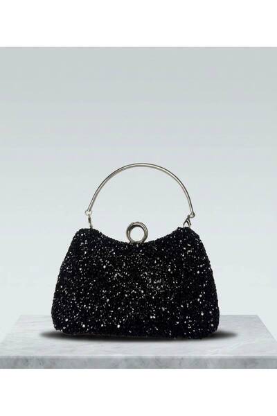 addy Luna Crystal Aura Clutch Evening Dress Bag