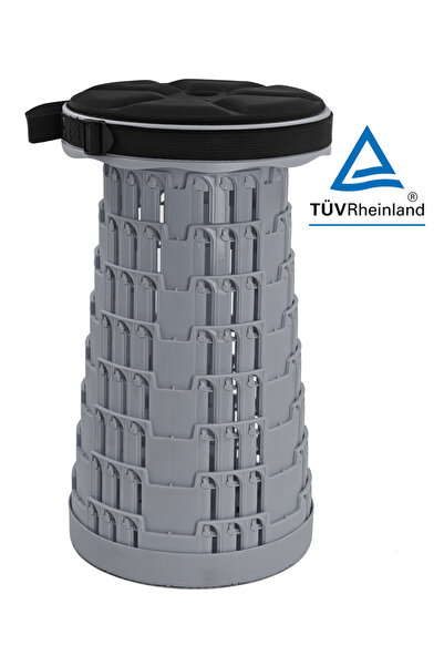 POWERTECH πτυσσόμενο καρεκλάκι HUH-0236 με μαξιλάρι, αντοχή έως 250kg, 25.5x4...