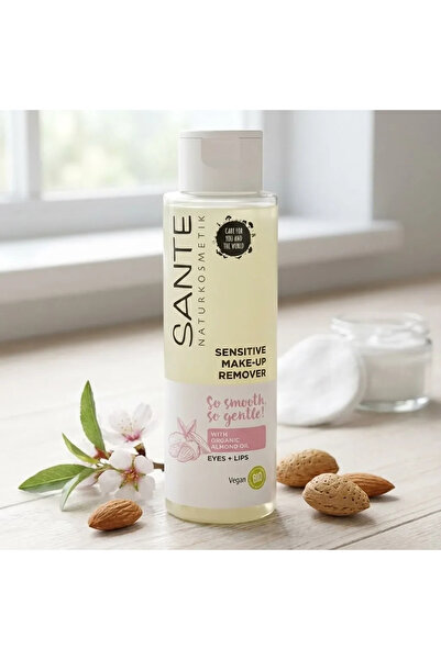 Sante Demachiant bio pentru ochi sensibili și ten cu ulei de migdale, 110ml,
