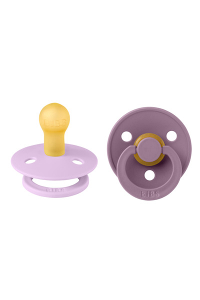 Bibs Σετ 2 παλμύρες Colour Latex 0 μηνών, Mauve/Violet Sky