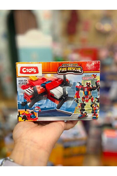 CToys Fire Trucks - Transformable Blocks - 1 Piece Model 5