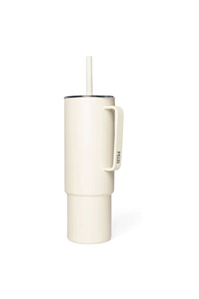 MiiR Cana Termica All Day Straw Cup 1L cu Pai - Bej