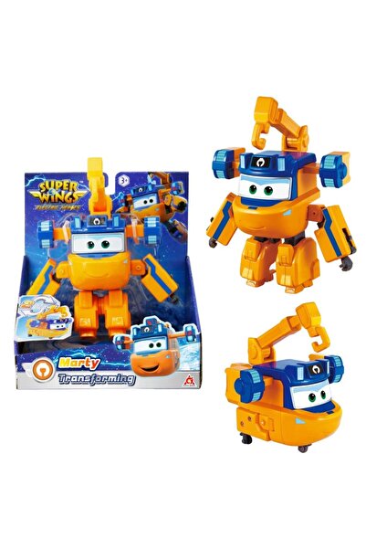 Noname Трансформираща се фигурка на Super Wings Marty - самолет и робот 13 см