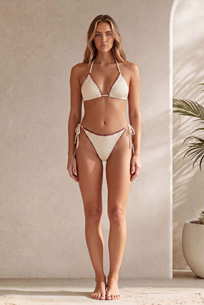 MAIRA Swimwear Nova Bordo Kroşe Üçgen Bikini