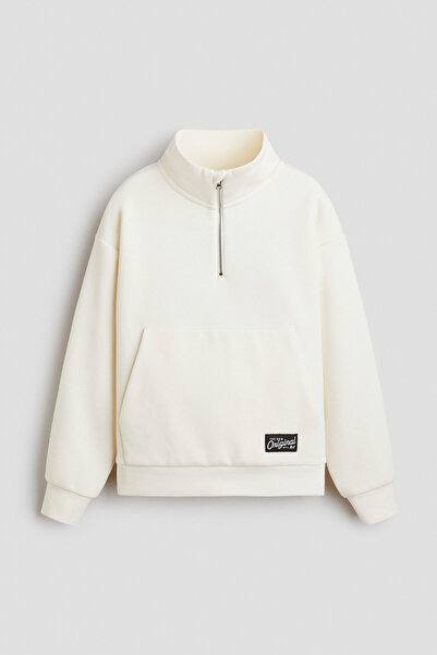 H&M Yarım Fermuarlı Sweatshirt