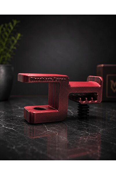 Yıldızan Edl Shop Black-Red Hangable Headphone Stand - Bloodedition - Desk Ed...