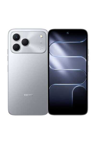TECNO Spark 50 4G Smartphone, 8 GB RAM, 256 GB Storage, Titanium Grey