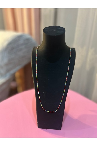Atelier DRNS Jewelry Gökkuşağı Boncuk Zarafet Kolyesi