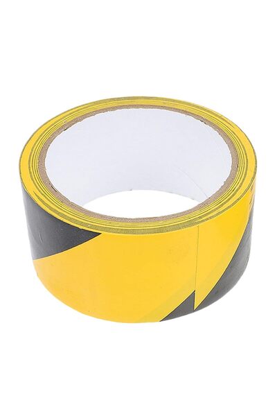 Genetic Simple multi-feature universal build Black Yellow Striped Floor Marki...