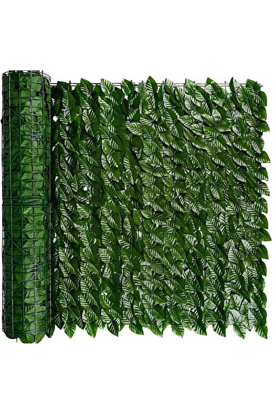 JOZY Gard frunze artificiale JOZY®, design realistic, 3 m x 1 m lungime, mate...