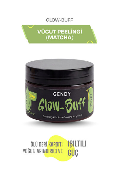 GENDY Glow-Buff Matcha | Nemlendirici, Besleyici, Batık Giderici ve Arındırıc...