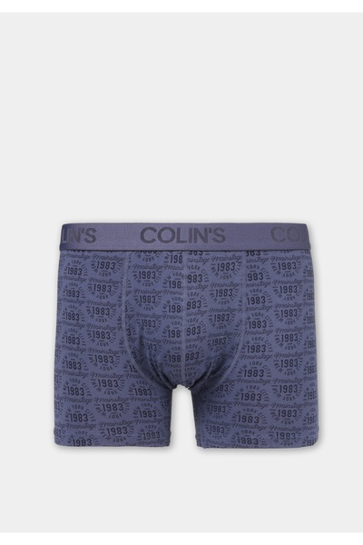 Colin's بوكسر رجالي مطبوع باللون الأزرق الداكن من ستاندرد فيت