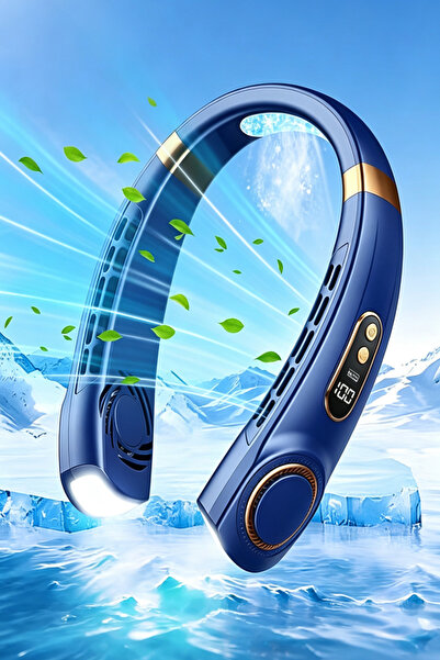 WINEENEE Neck Air Conditioner, Portable Neck Fan with borneol Cooling Airflow...