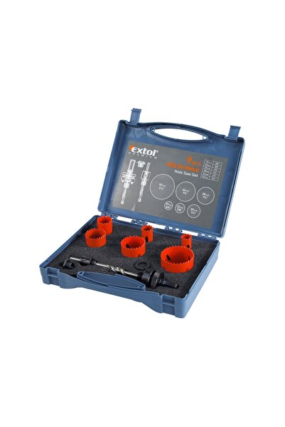 Extol Premium Burghie pentru metal pentru instalatori, 6 diametre O 19-57 mm,...