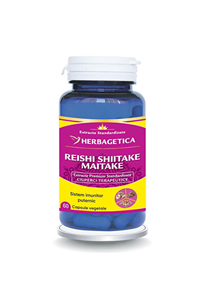 herbagetica Reishi Shiitake Maitake 60cps