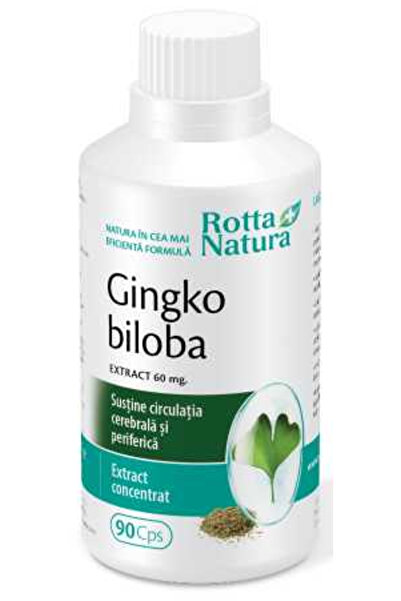 Rotta Natura Ginkgo Biloba Extract 60mg - 90cps