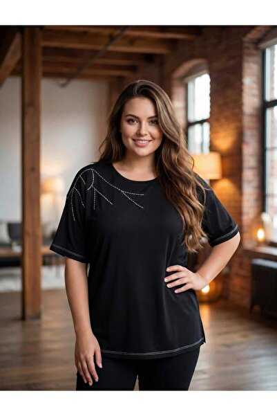 Butik Eylül ,Büyük Beden Viskon Buluz