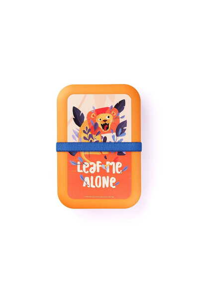 Amuse Cutie alimentara Tropical Teens, pomarancie, 21x14x5cm, cu grafica leului