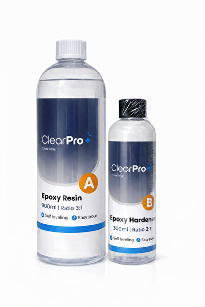 Clear Pro راتنج إيبوكسي شفاف للصب ALD-6048 بنسبة 3:1