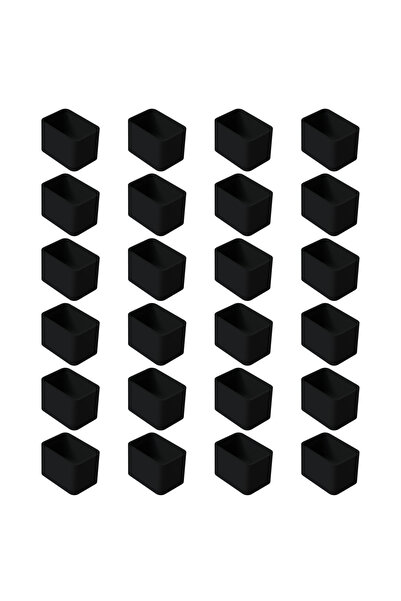 Adem Koç 20x30 mm Dışa Geçme Sert Plastik Sandalye Ayak Pabucu - Plastik Dışa...