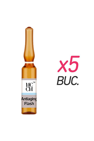 MCCM Antiaging Flash – Kit Intensiv de Hidratare și Efect Lifting (5 fiole)