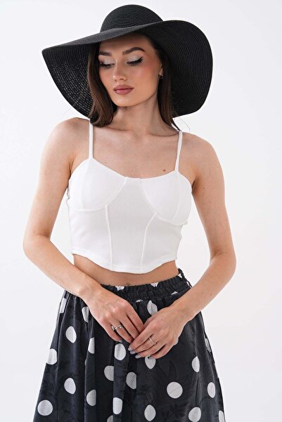 DazzUp Women's Strappy Crop