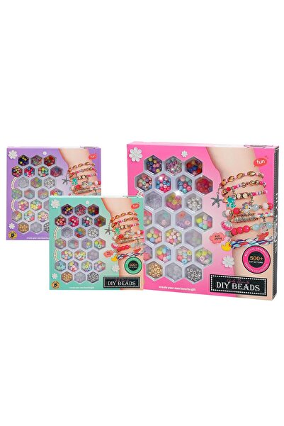 ToyMarkt Σετ χαντρών σε τετράγωνο κουτί 22x22x3εκ. 971301