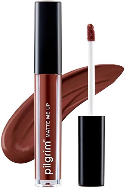 Pilgrim Matte Liquid Lipstick - Bussy Brown | Transfer-proof, Long-lasting, N...