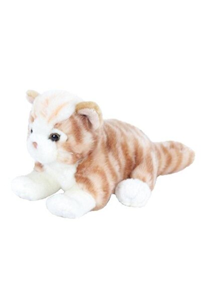 Beppe Pisica de plus culcata, roscata, 30 cm - ZOO, plus realistă