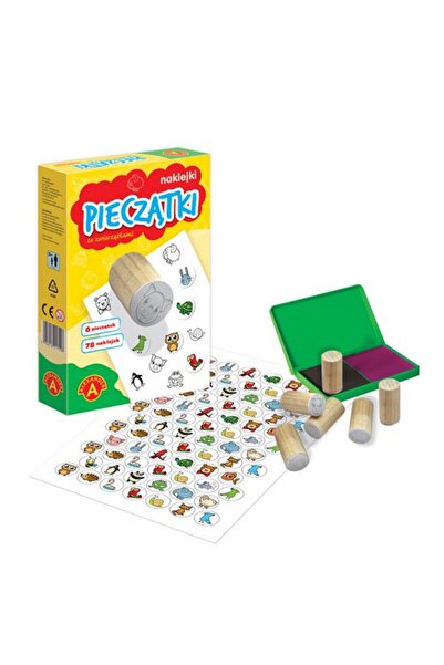 ALEXANDER Set stampile + stickere cu animale