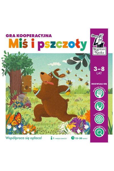 KAPITAN NAUKA Joc educational Mis i pszczoly, joc cooperativ, dezvolta gandir...