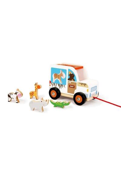 Scratch Set 5 jucarii, Scratch, Model Safari, Multicolor