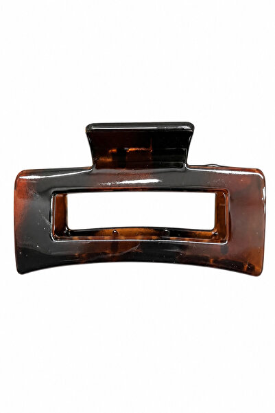 Jack Ferrero Brown Patterned Stylish Claw Hair Clip - for Everyday and Specia...