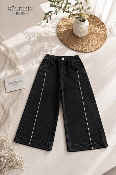 SLM Kids Taşlı Kız Kot Pantolon 6-15 Yaş