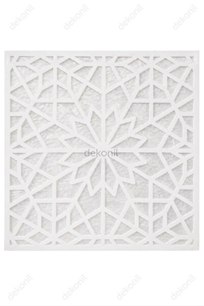 Dekonil Güneş PVC Asma Tavan Kaplama Paneli 60*60 cm - Beyaz - 15 Adet (5,4m2)
