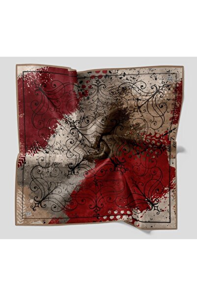 Levidor Antique Line Ethnic Tile Sparkling Crystal Scarf