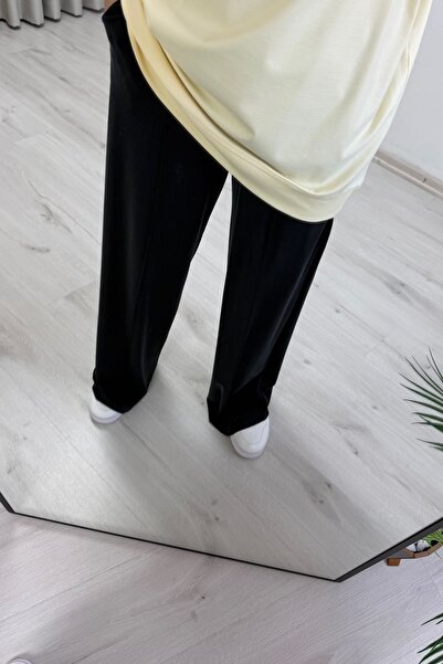 T Moda Store İkoll modal fabric palazzo pants with seam detail