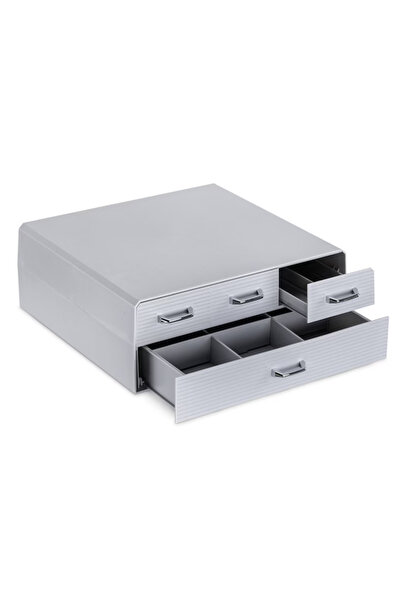Navaris Suport pentru capsule de cafea cu 4 sertare, Universal, 2 niveluri, G...