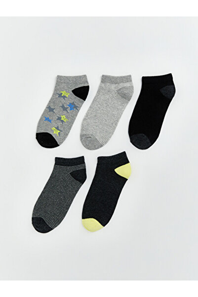 LC Waikiki Esvab • Modern & Distinctive Embroidered Boys' Bootie Socks, Pack ...
