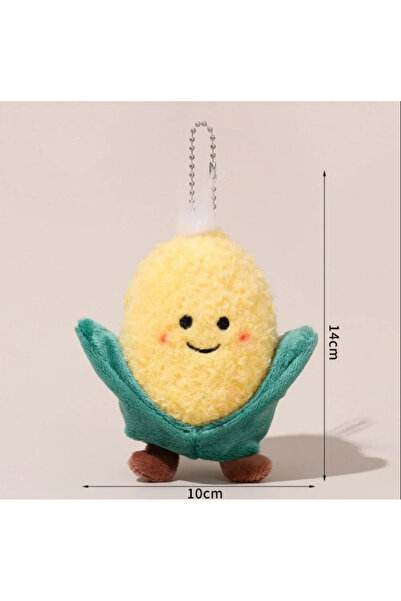 BABUN Cute Plush Vegetable Keychain and Bag Ornament Set Fun Cute Vegetable F...