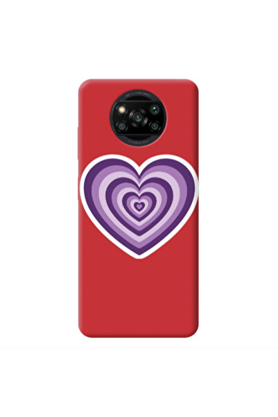 Other Xiaomi Poco X3 /X3 Pro My Heart Is Yours 2 Red Colored Silicone TPU Θήκη