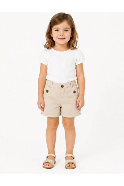 Evendi Pantaloni scurti, Crem