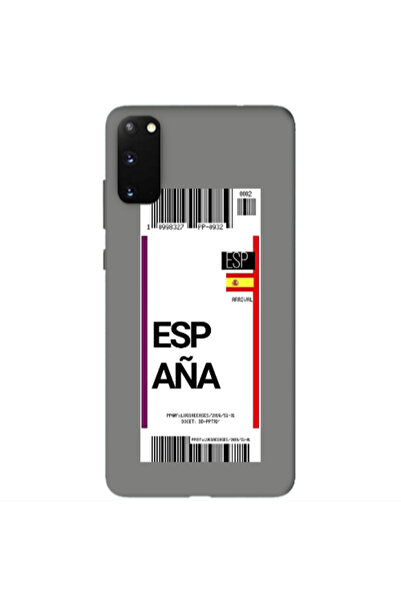 Other Samsung S20 Espana Arrival Grey Colored Silicone TPU Θήκη