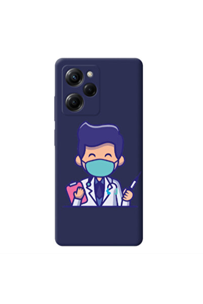 Other Xiaomi Poco X5 Pro Specialist Doctor Dark blue Colored Silicone TPU Θήκη