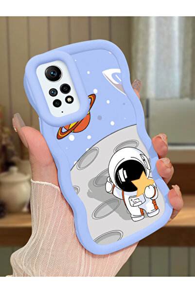 ucuc Redmi Note 12 Pro 4G Uyumlu Mavi Silikon Kılıf Kamera Korumalı Darbe Emi...