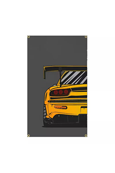 OEM Σημαία διακοσμητική MAZDA RX7 flag Decor 60x90cm