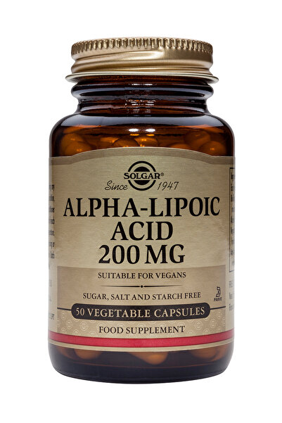 Solgar Alpha Lipoic Acid 200mg 50cps Vegetale
