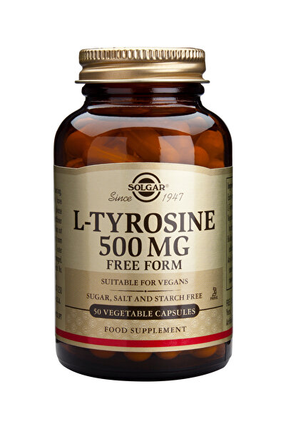 Solgar L-Tyrosine (L-tirozina) 500mg 50cps Vegetale